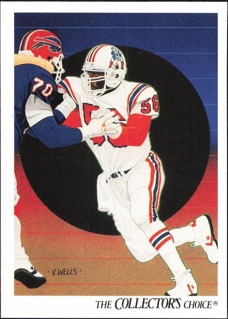 1991 Upper-Deck Andre Tippett #92 trading card