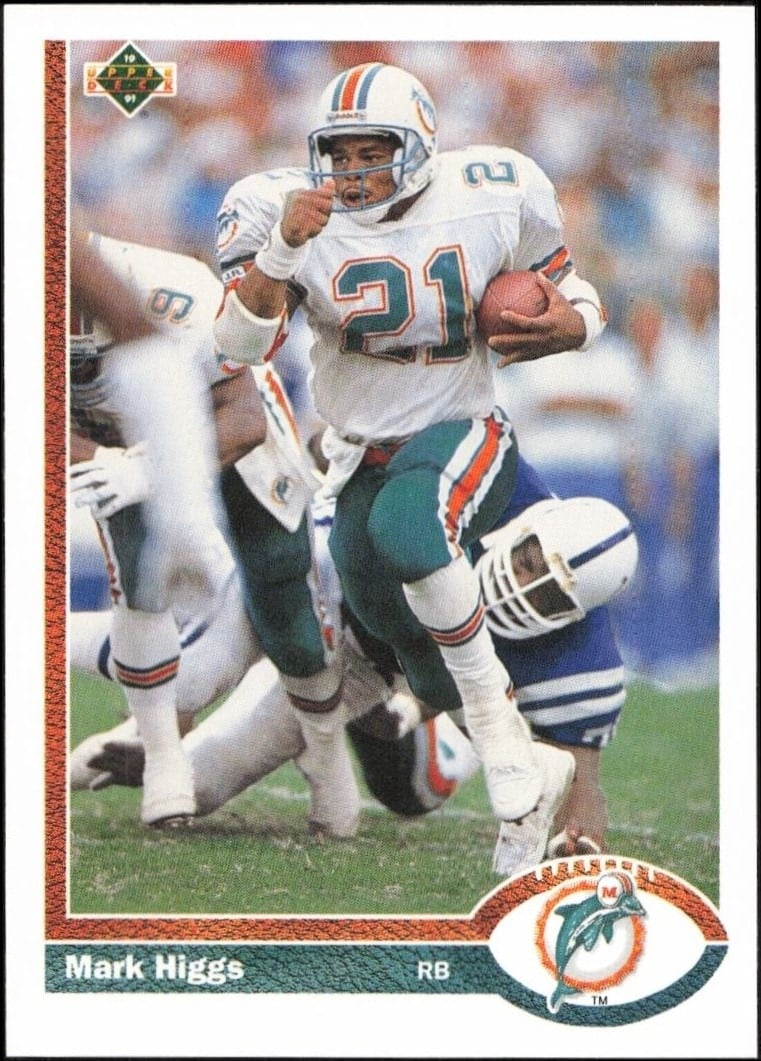 1991 Upper-Deck Mark Higgs #517 trading card