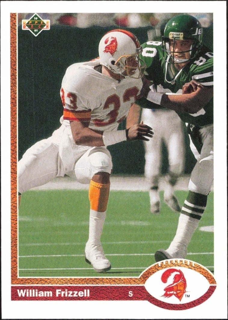 William Frizzell 1991 Upper Deck #523 Football Trading Card - Front 1991 Upper Deck William Frizzell #523 football trading card front