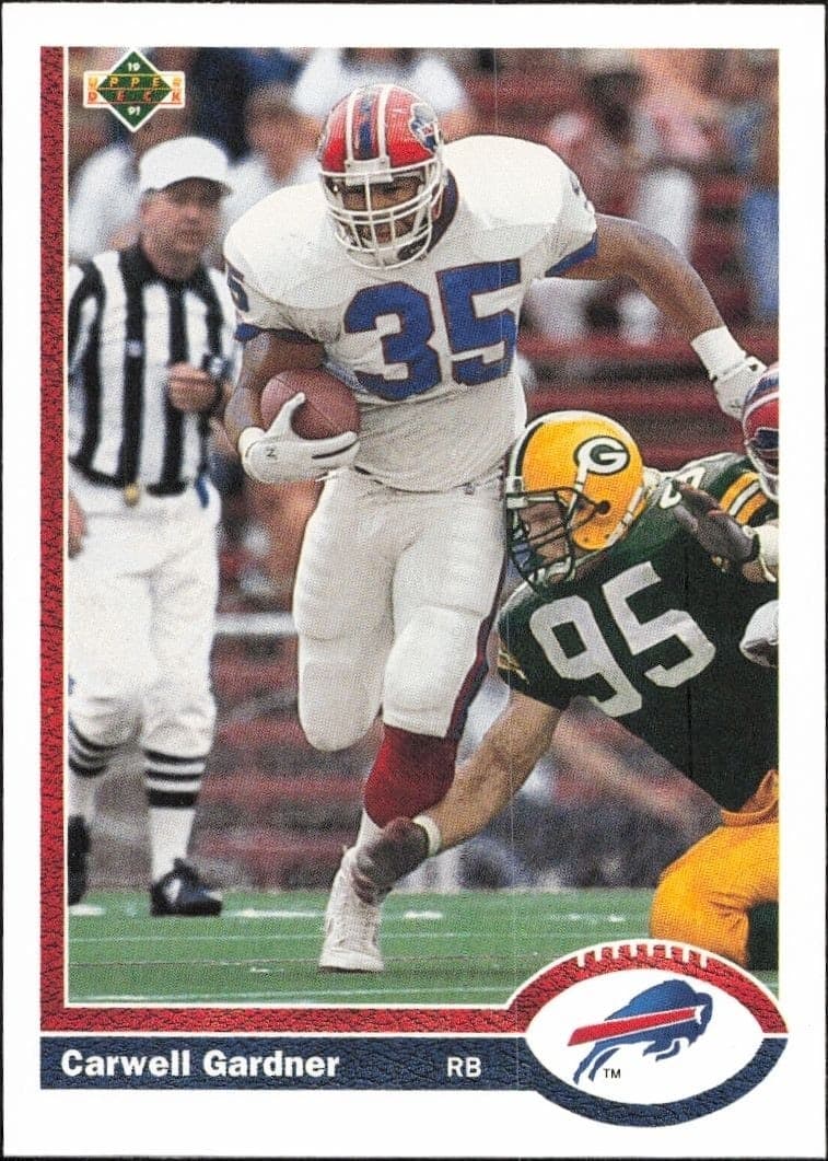 1991 Upper-Deck Carwell Gardner #526 trading card