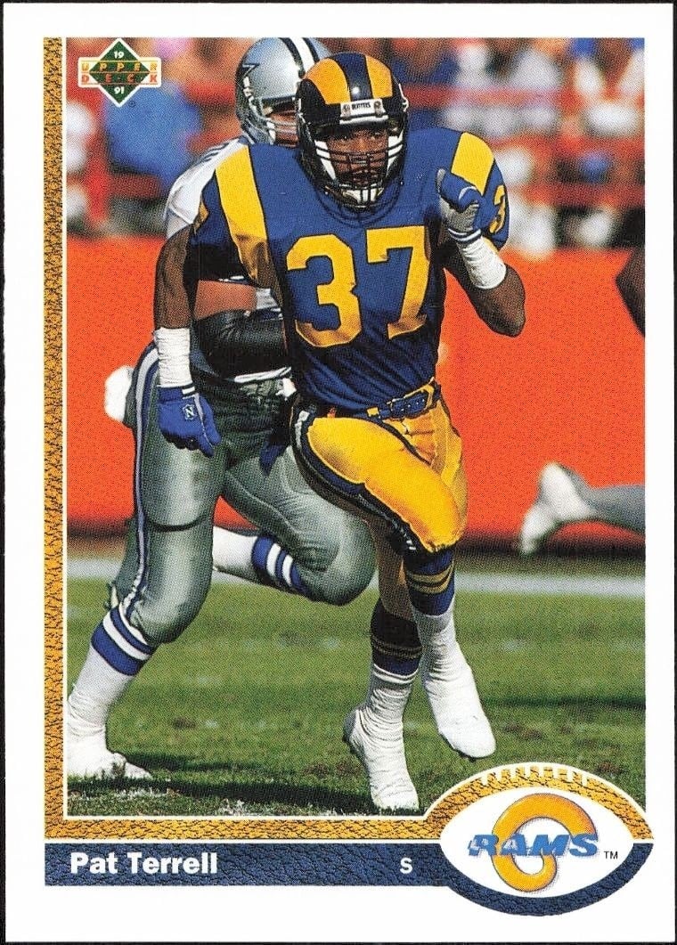 Pat Terrell 1991 Upper Deck #53 Football Trading Card - Front 1991 Upper Deck Pat Terrell #53 football trading card front