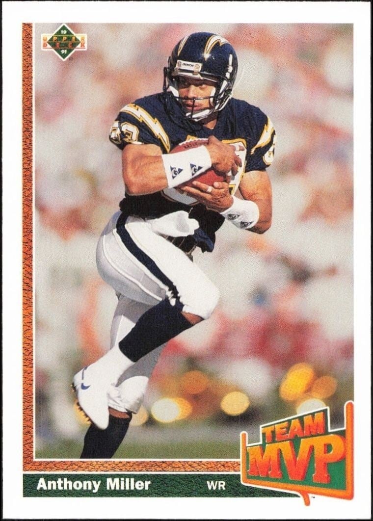Anthony Miller 1991 Upper Deck #474 Football Trading Card - Front 1991 Upper Deck Anthony Miller #474 football trading card front