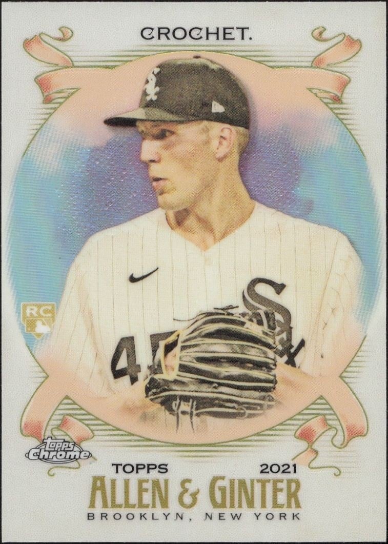Garrett Crochet 2021 Topps Allen & Ginter Chrome #220 Baseball Trading Card - Front 2021 Topps Allen & Ginter Chrome Garrett Crochet #220 baseball trading card front