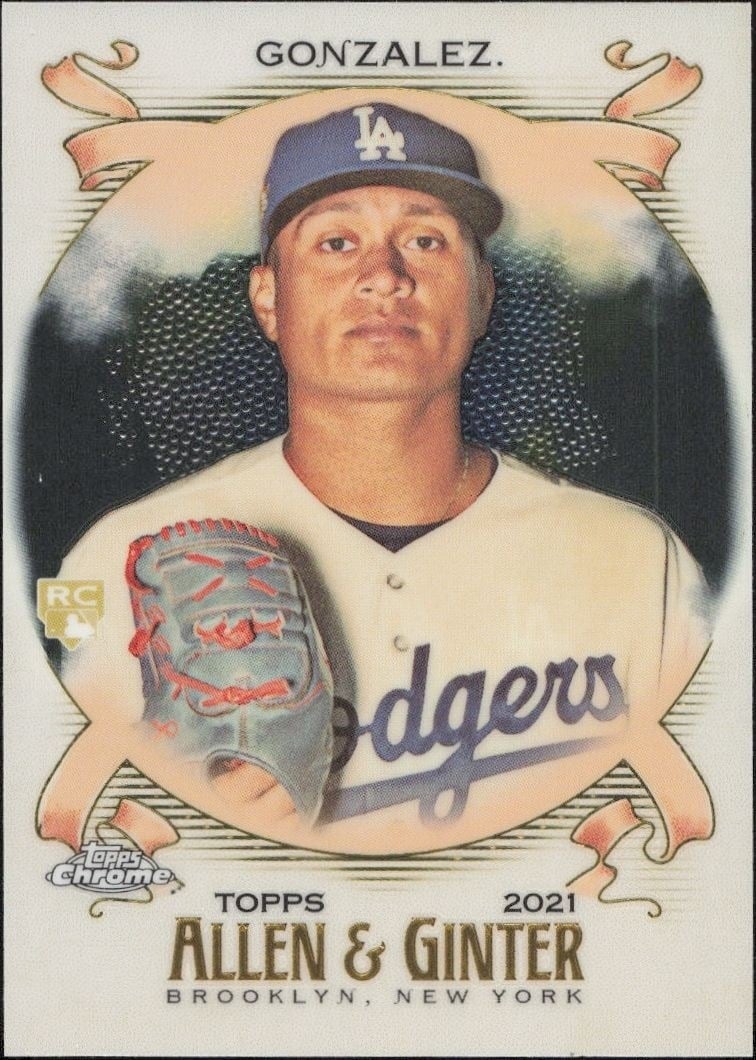 2021 Topps Allen & Ginter Chrome Victor Gonzalez #171 trading card