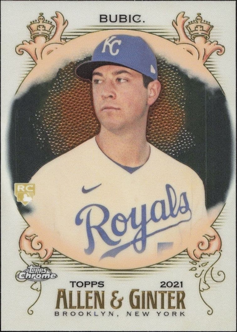 2021 Topps Allen & Ginter Chrome Kris Bubic #135 trading card