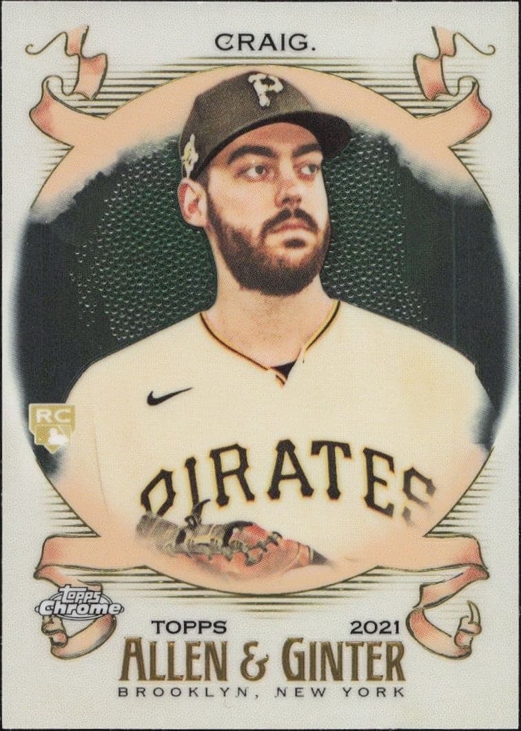2021 Topps Allen & Ginter Chrome Will Craig #195 trading card