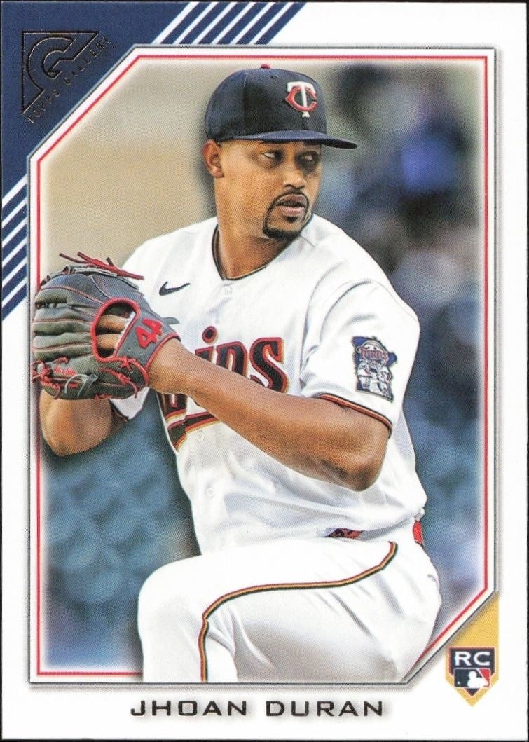 Jhoan Duran 2022 Topps Gallery #189 Baseball Trading Card - Front 2022 Topps Gallery Jhoan Duran #189 baseball trading card front