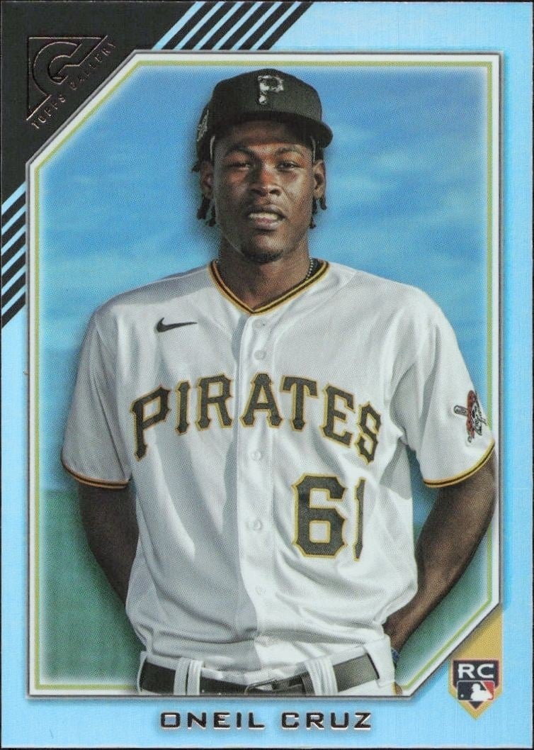 Oneil Cruz 2022 Topps Gallery #135 Baseball Trading Card - Front 2022 Topps Gallery Oneil Cruz #135 baseball trading card front