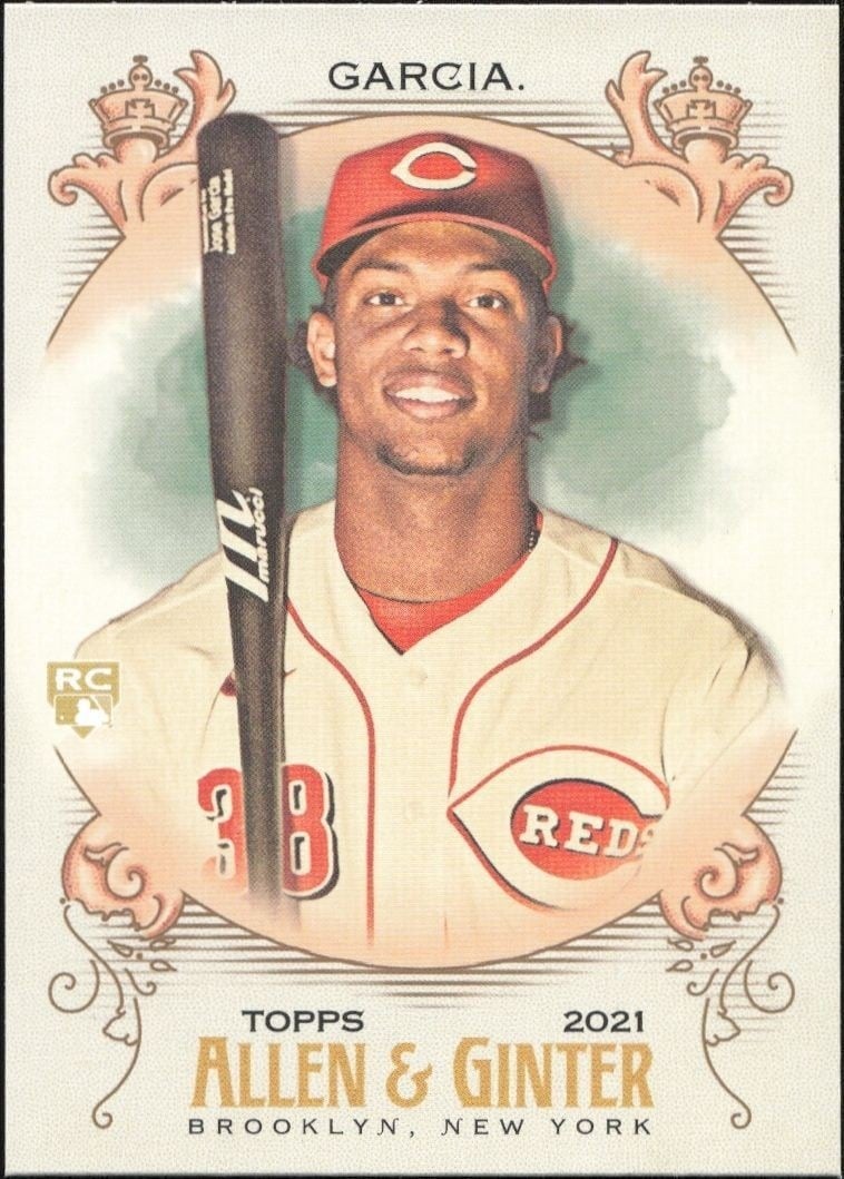 Jose Garcia 2021 Topps Allen & Ginter #247 Baseball Trading Card - Front 2021 Topps Allen & Ginter Jose Garcia #247 baseball trading card front
