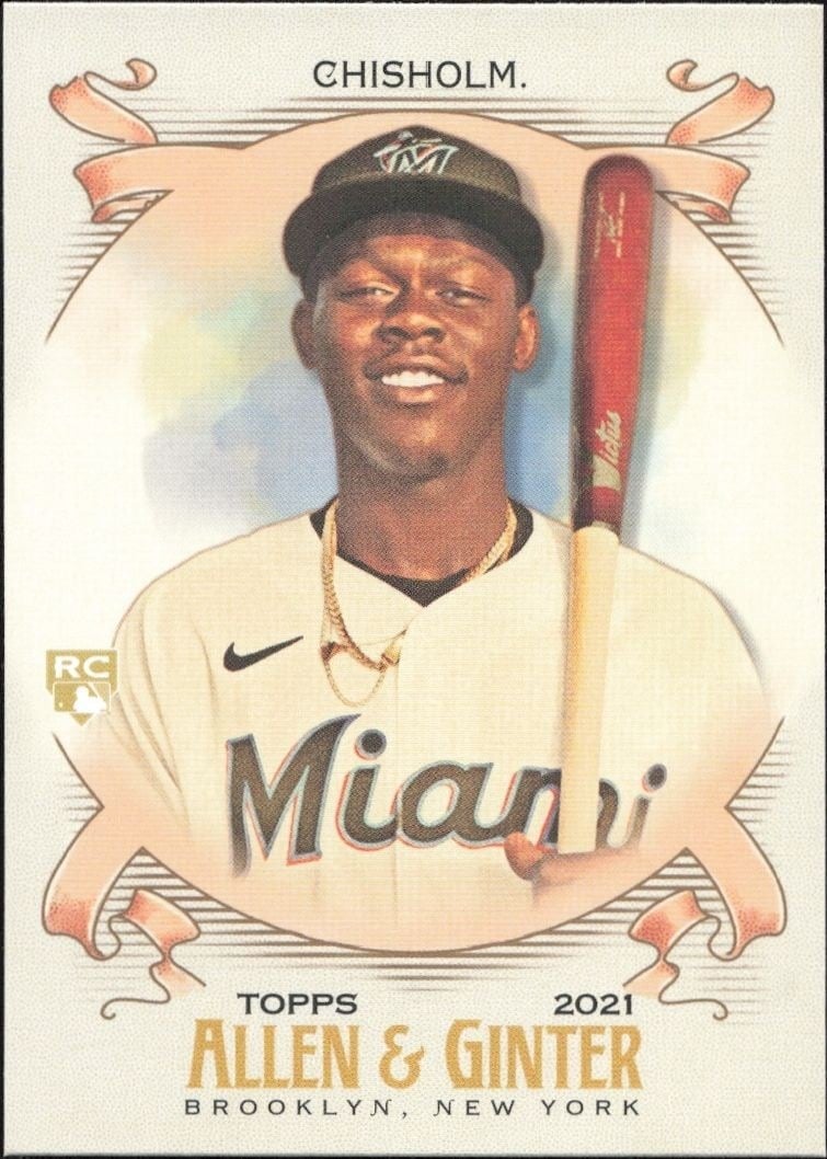 2021 Topps Allen & Ginter Jazz Chisholm #231 trading card