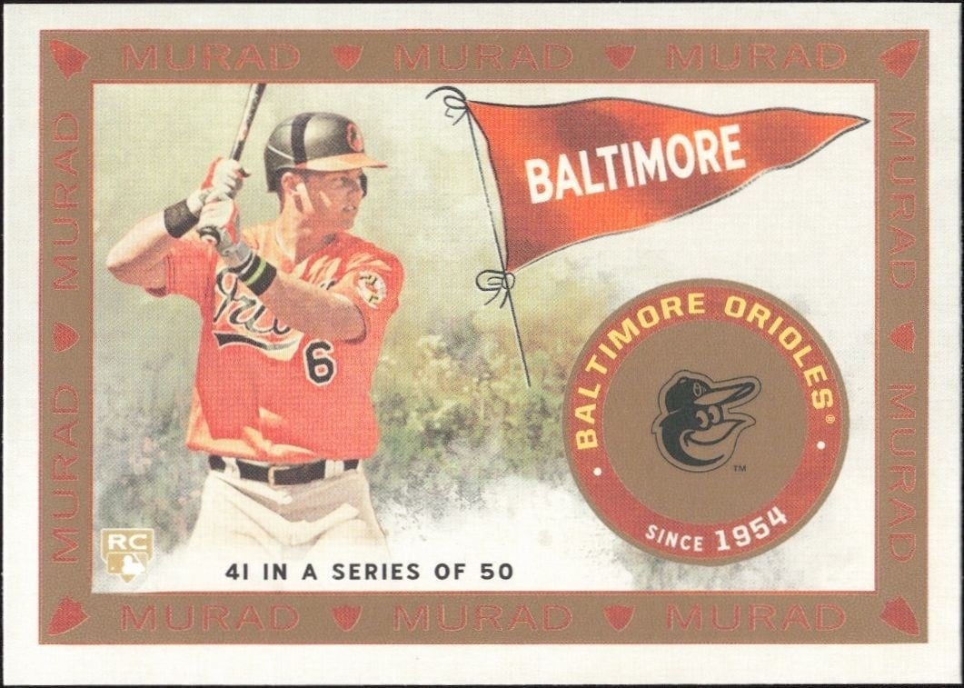 Ryan Mountcastle 2021 Topps Allen & Ginter #MR-41 Baseball Trading Card - Front 2021 Topps Allen & Ginter Ryan Mountcastle #MR-41 baseball trading card front