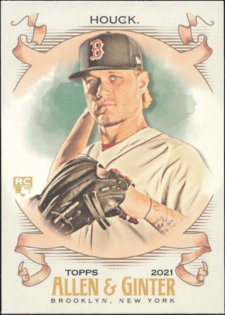 Tanner Houck 2021 Topps Allen & Ginter #225 Baseball Trading Card - Front 2021 Topps Allen & Ginter Tanner Houck #225 baseball trading card front