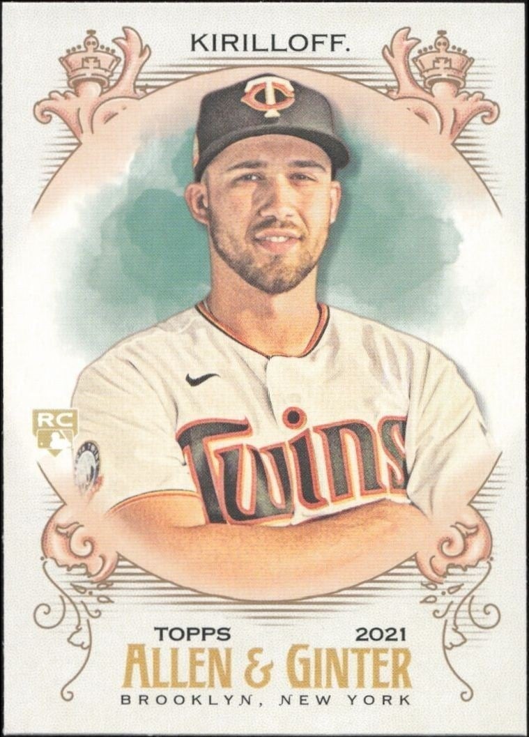 Alex Kirilloff 2021 Topps Allen & Ginter #116 Baseball Trading Card - Front 2021 Topps Allen & Ginter Alex Kirilloff #116 baseball trading card front