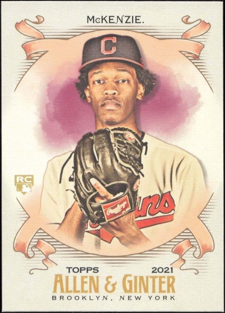 2021 Topps Allen & Ginter Triston McKenzie #283 trading card