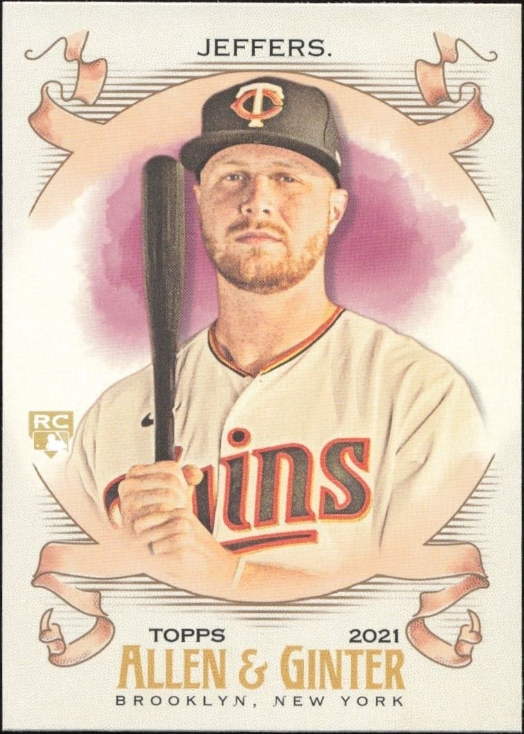 Ryan Jeffers 2021 Topps Allen & Ginter #242 Baseball Trading Card - Front 2021 Topps Allen & Ginter Ryan Jeffers #242 baseball trading card front