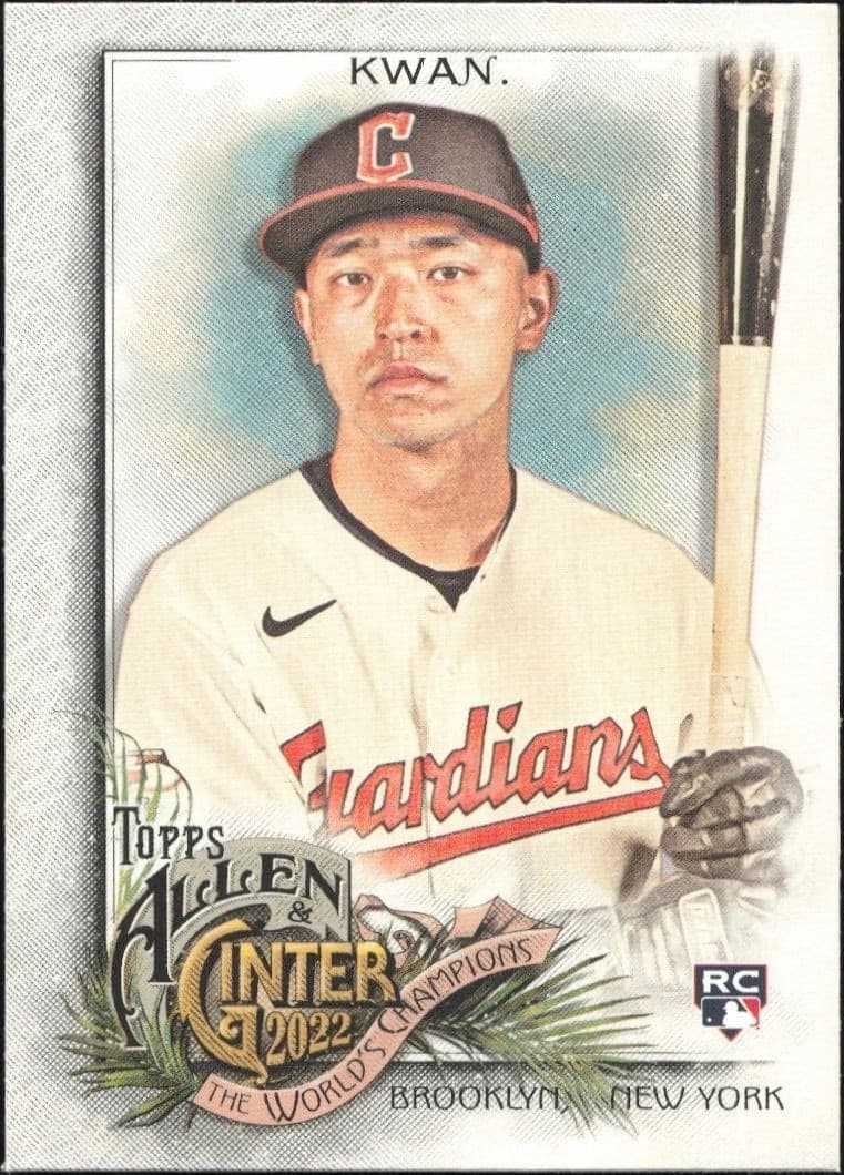 2022 Topps Allen & Ginter Steven Kwan #245 trading card