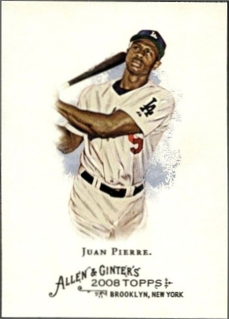 2008 Topps Allen & Ginter Juan Pierre #2 trading card