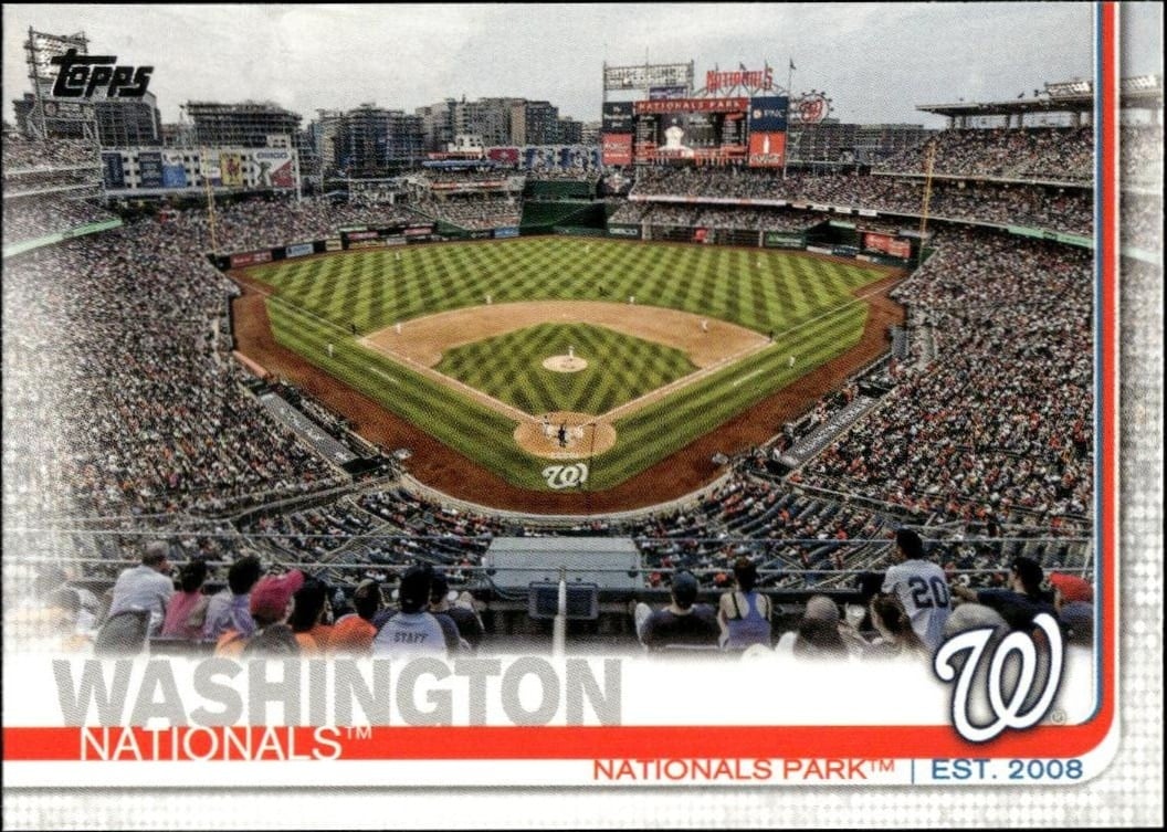 2019 Topps Series 1 Nationals Park #341 trading card