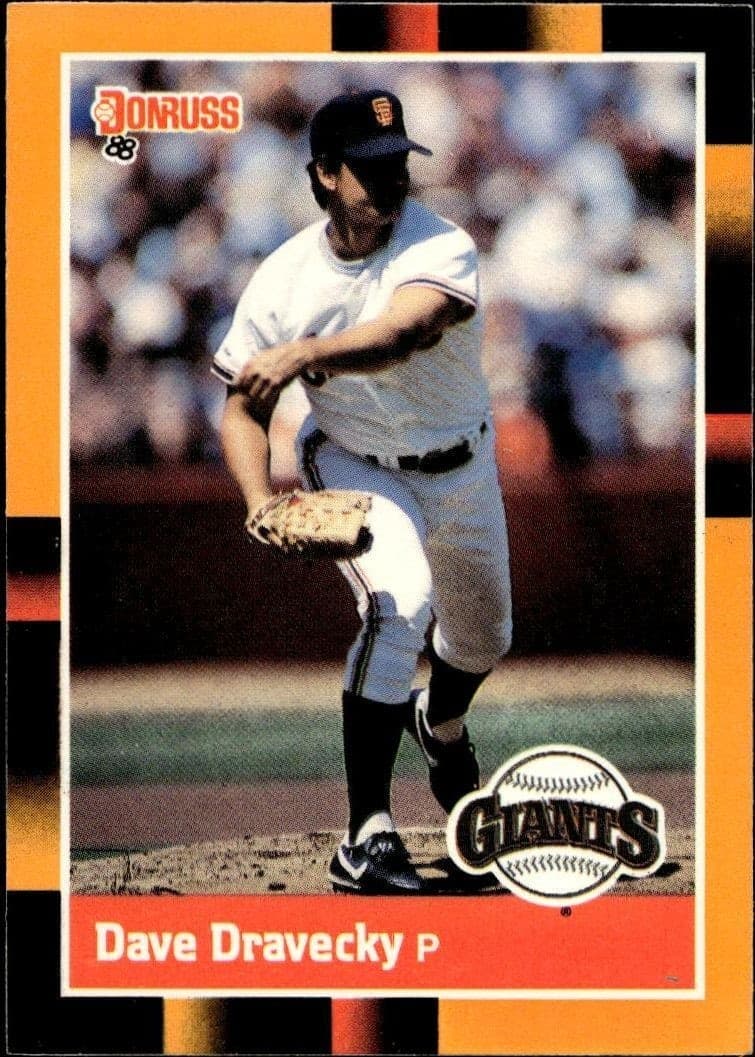 1988 Donruss Baseball's Best Dave Dravecky #135 trading card