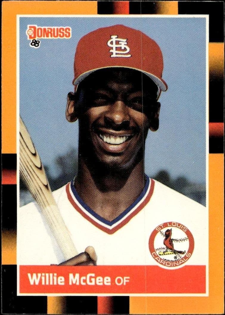 1988 Donruss Baseball's Best Willie McGee #131 trading card