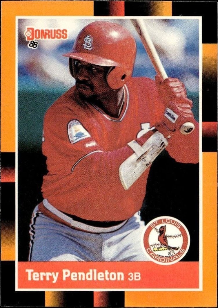 1988 Donruss Baseball's Best Terry Pendleton #187 trading card