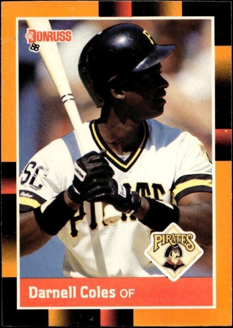 1988 Donruss Baseball's Best Darnell Coles #185 trading card