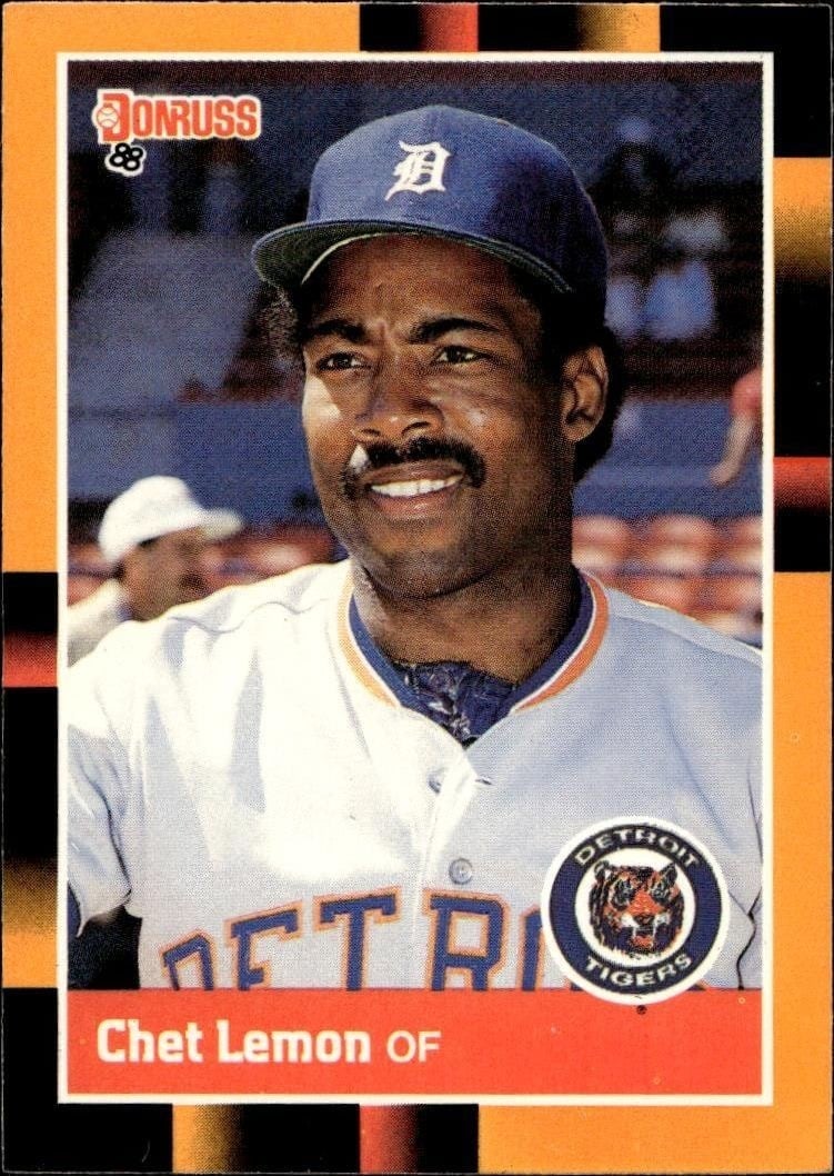 1988 Donruss Baseball's Best Chet Lemon #147 trading card