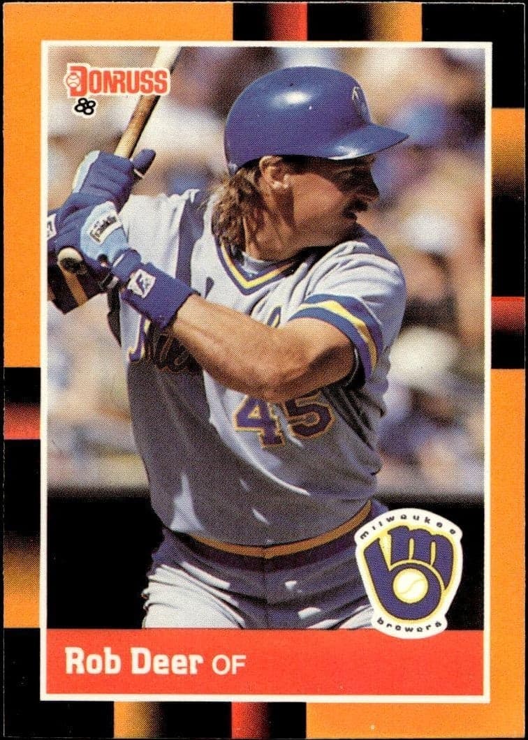 1988 Donruss Baseball's Best Rob Deer #109 trading card