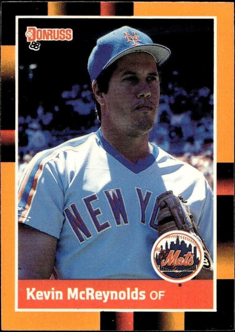 1988 Donruss Baseball's Best Kevin McReynolds #153 trading card