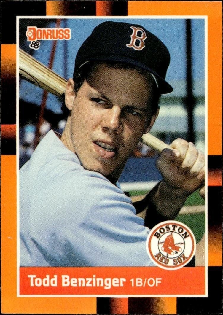 1988 Donruss Baseball's Best Todd Benzinger #289 trading card