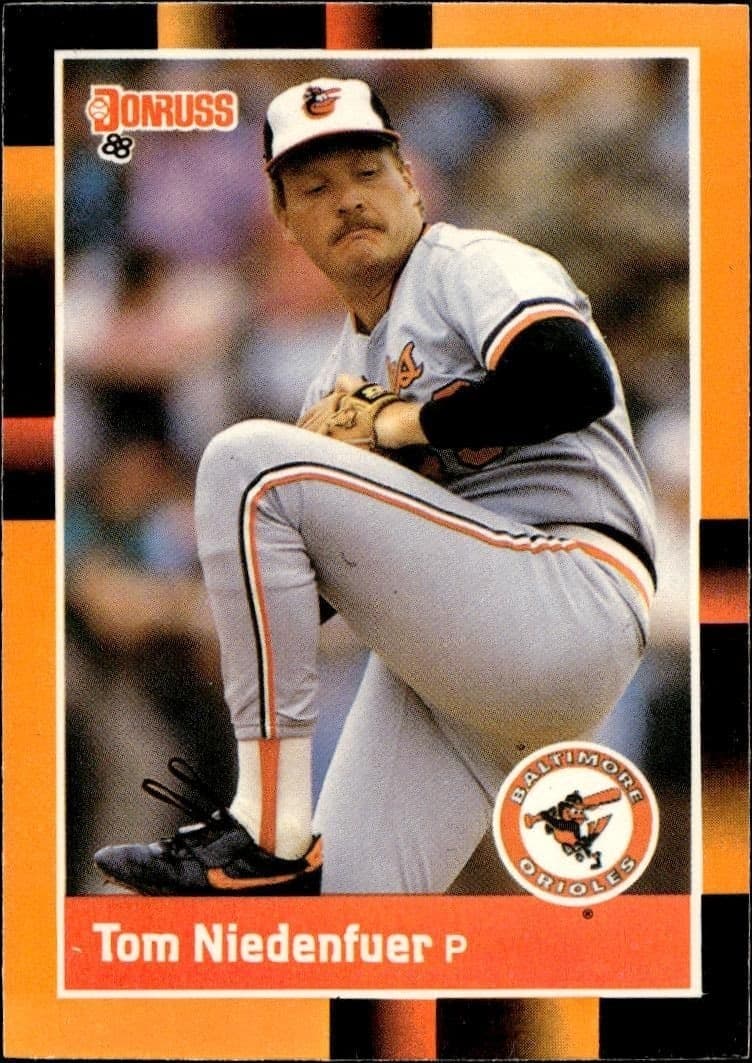 1988 Donruss Baseball's Best Tom Niedenfuer #321 trading card