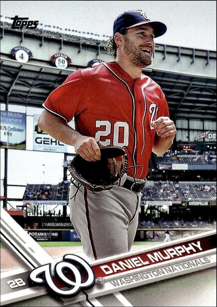 2017 Topps Series 1 Daniel Murphy #103 trading card