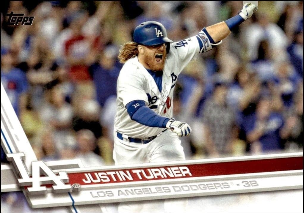 2017 Topps Series 1 Justin Turner #4 trading card
