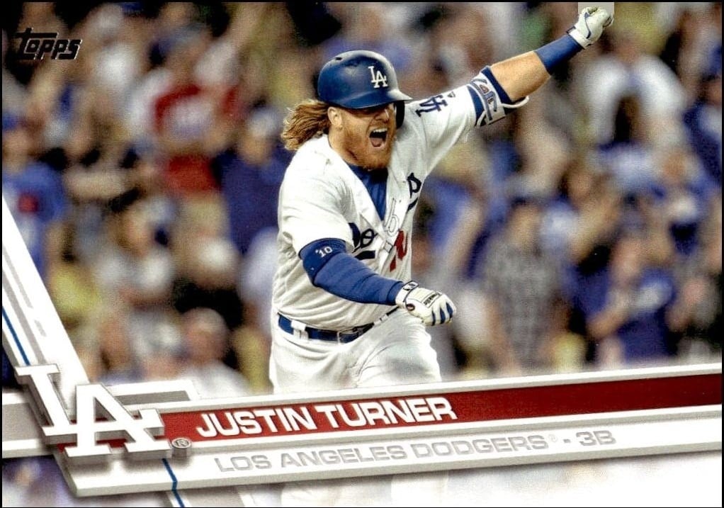 2017 Topps Series 1 Justin Turner #4 trading card