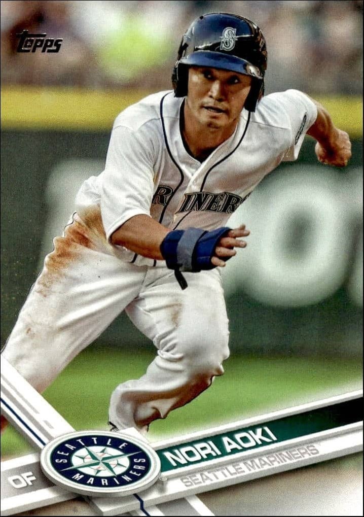 2017 Topps Series 1 Nori Aoki #153 trading card