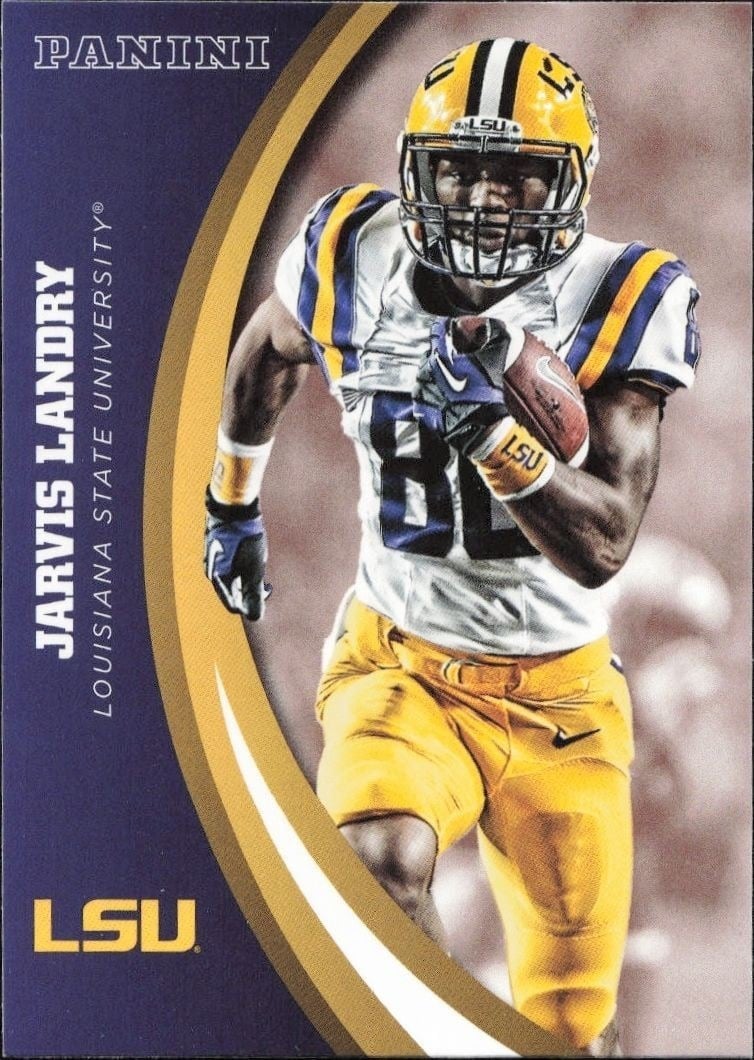 Jarvis Landry 2015 Panini Lsu Team Collection #29 Football Trading Card - Front 2015 Panini Lsu Team Collection Jarvis Landry #29 football trading card front