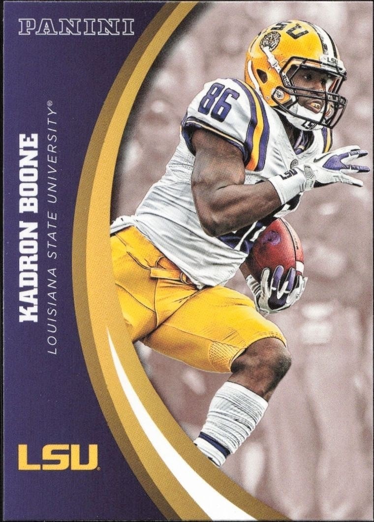 2015 Panini Lsu Team Collection checklist preview