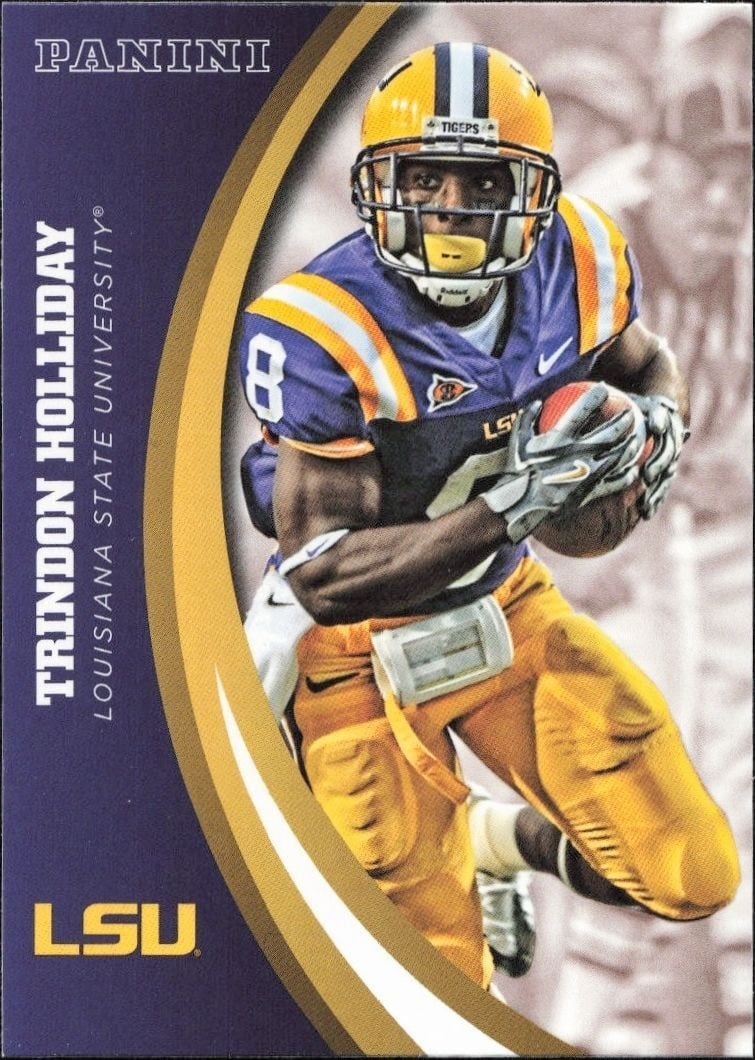 2015 Panini Lsu Team Collection Trindon Holliday #63 trading card