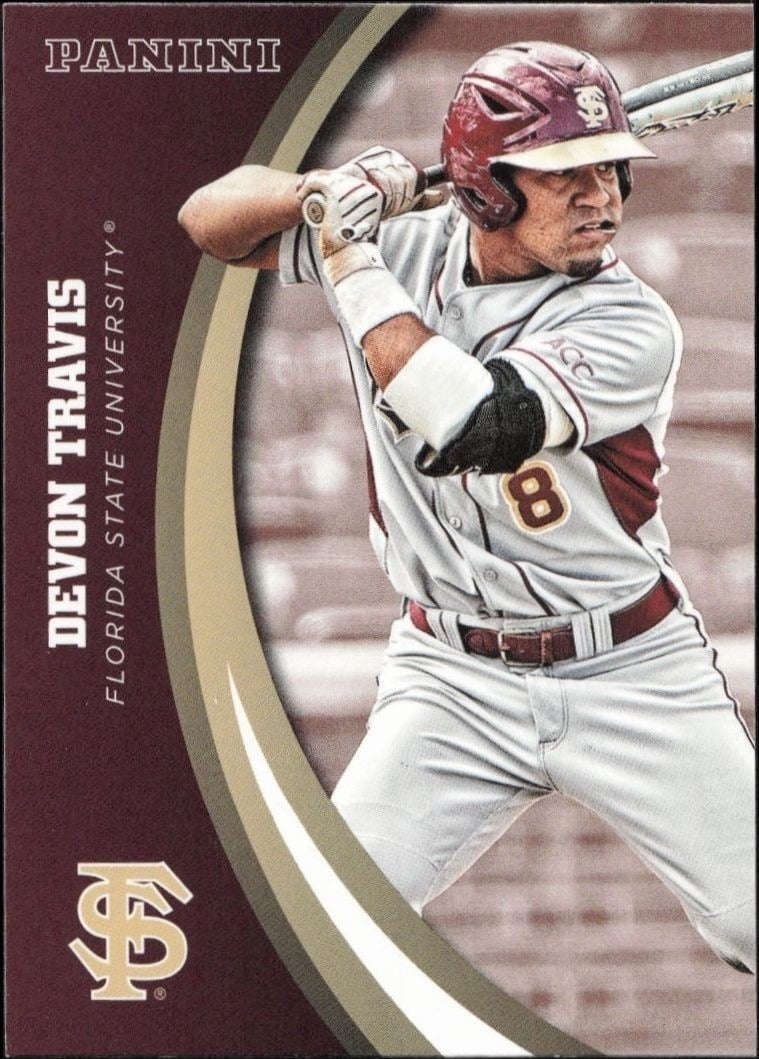 2015 Panini Florida State Team Collection Devon Travis #66 trading card