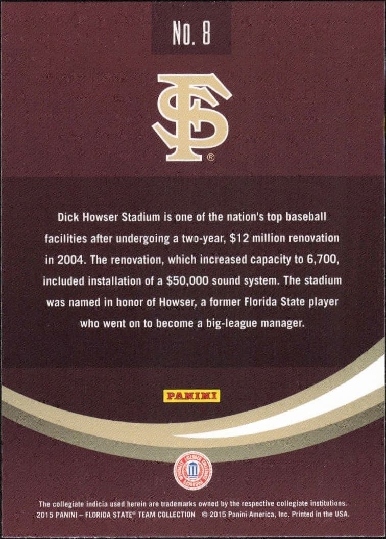 Dick Howser Stadium - Back