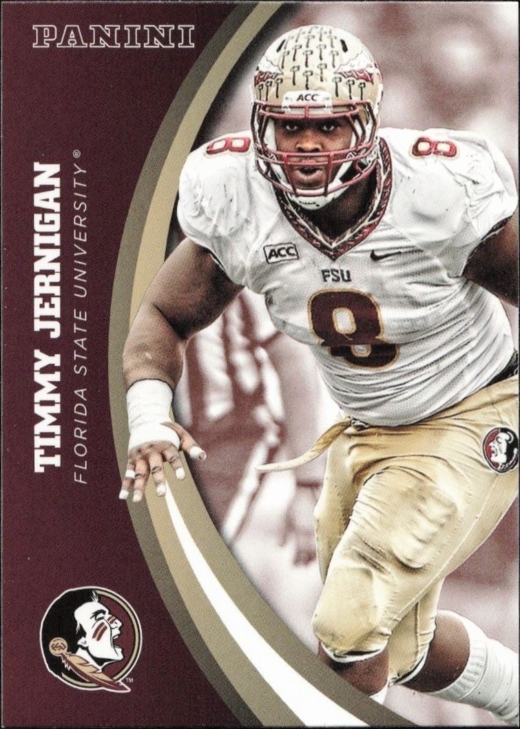 2015 Panini Florida State Team Collection Timmy Jernigan #58 trading card