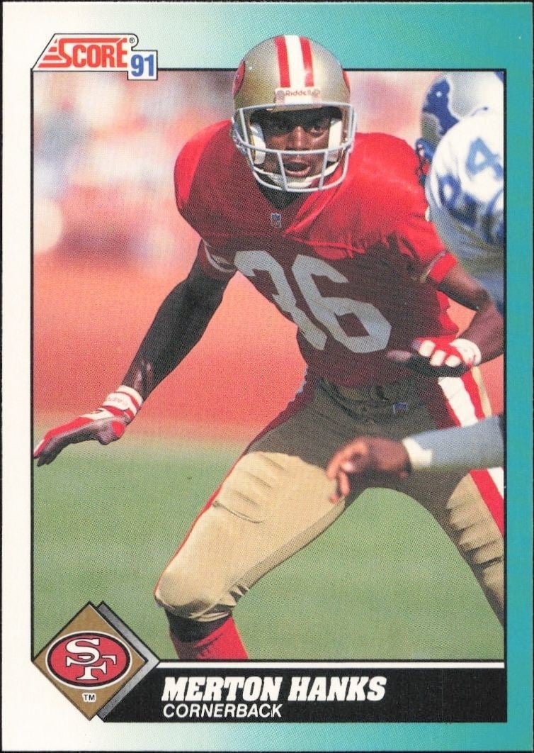 1991 Score Supplemental Merton Hanks #78T trading card