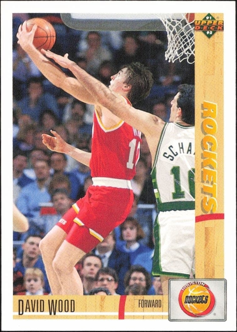 1991-92 Upper-Deck David Wood #298 trading card