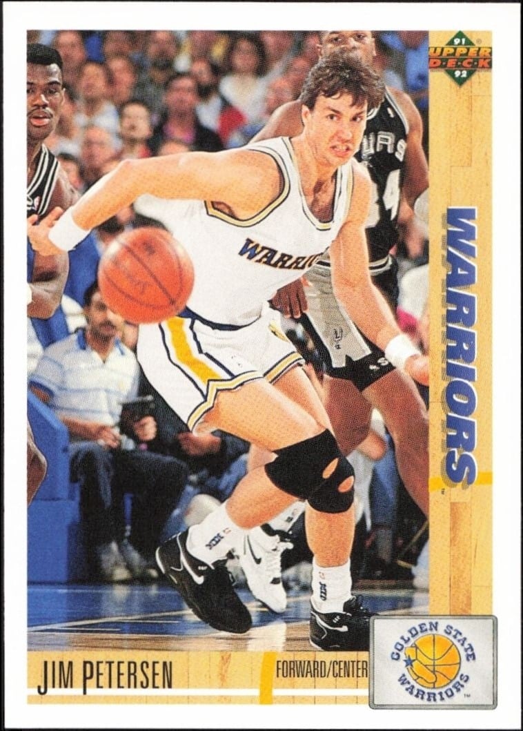 Jim Petersen 1991-92 Upper Deck #270 Basketball Trading Card - Front 1991-92 Upper Deck Jim Petersen #270 basketball trading card front