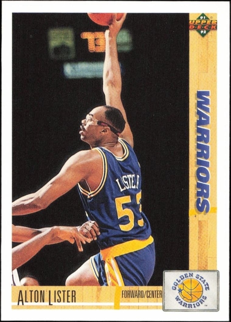 Alton Lister 1991-92 Upper Deck #316 Basketball Trading Card - Front 1991-92 Upper Deck Alton Lister #316 basketball trading card front
