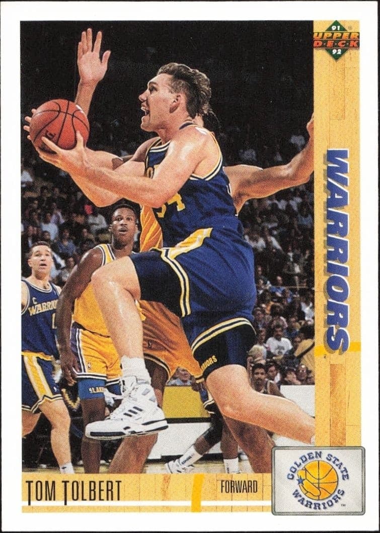 1991-92 Upper-Deck Tom Tolbert #283 trading card