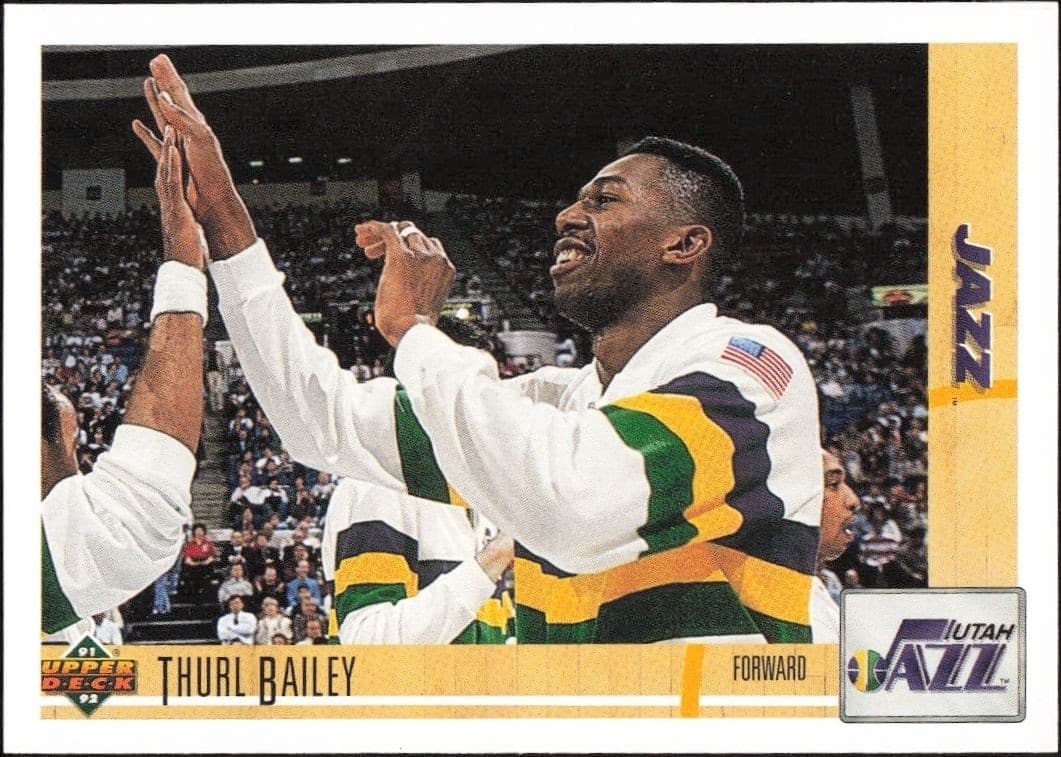 1991-92 Upper-Deck Thurl Bailey #139 trading card