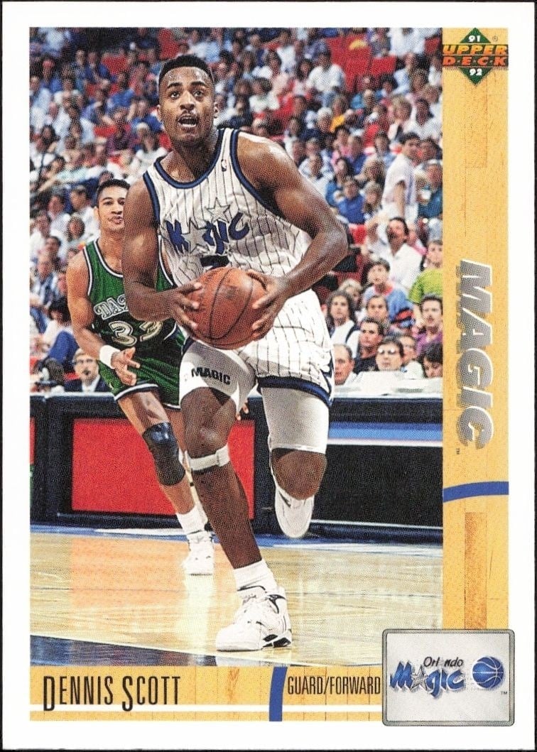 1991-92 Upper-Deck Dennis Scott #257 trading card