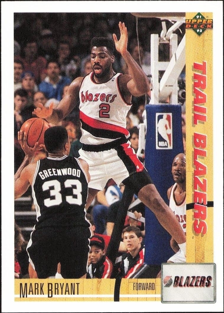 1991-92 Upper-Deck Mark Bryant #392 trading card