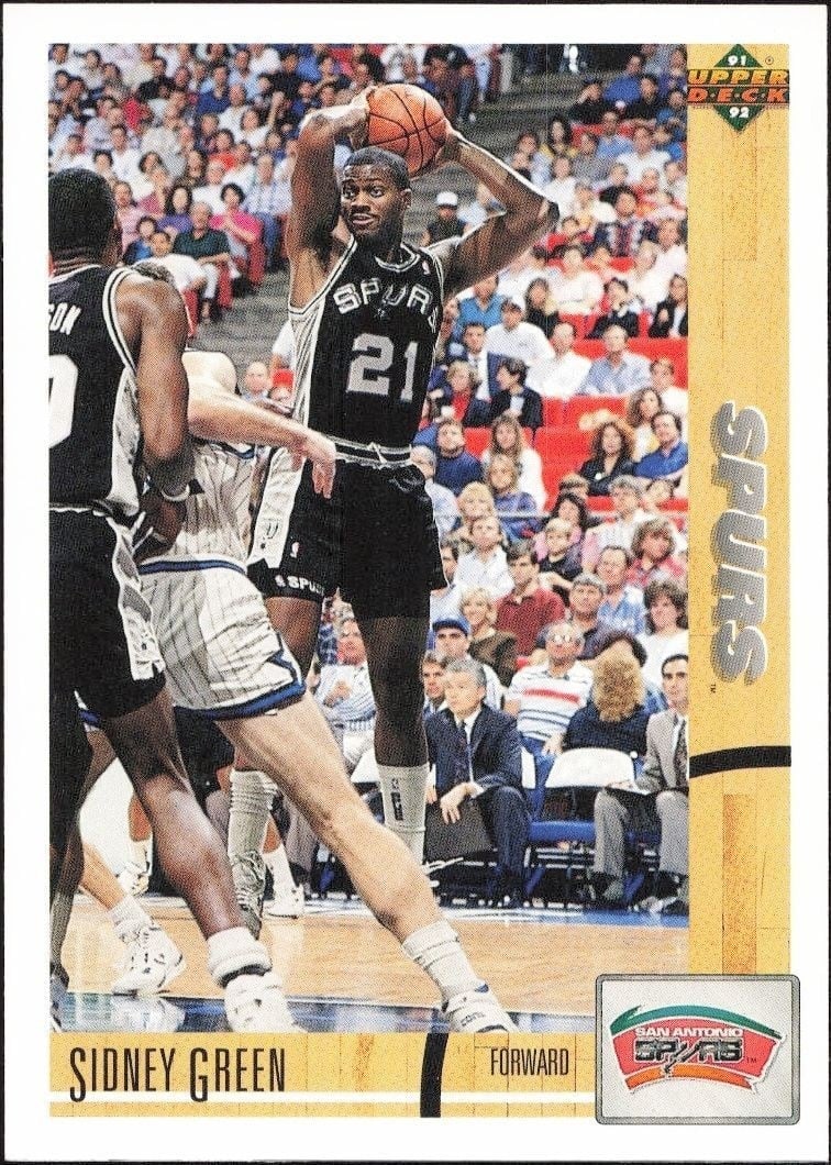 Sidney Green 1991-92 Upper Deck Green #259 Basketball Trading Card - Front 1991-92 Upper Deck Green Sidney Green #259 basketball trading card front